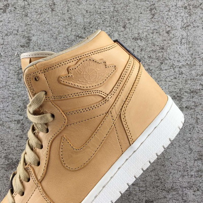 Authentic Air Jordan 1 Vachetta Tan